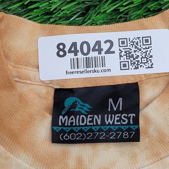 Vintage 1992 Arizona Aztec Indian Shirt S/M 19x27 Tribal USA - Picture 7 of 14